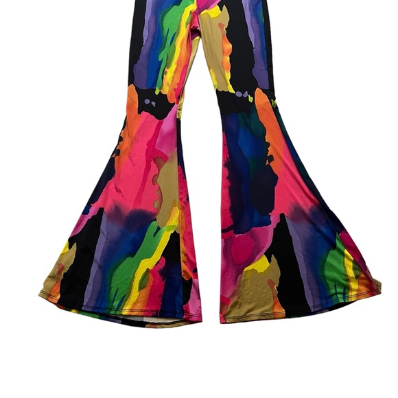 Lilly’s Kloset Tie Dye Strapless Bell Bottom Jumpsuit - Picture 4 of 15